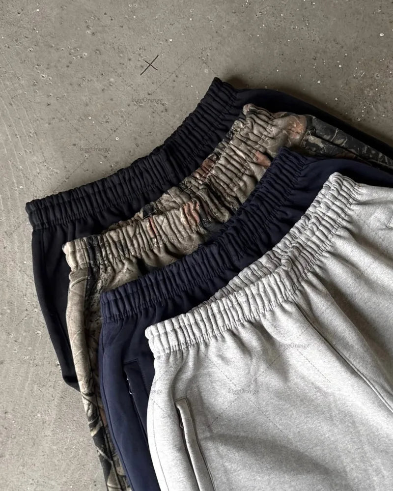 2025 Neueste Sommer Shorts für Herren – Amerikanischer Retro-Stil mit Stickerei, Hoher Taillenschnitt, Y2K Oversized Trend, Streetwear für Damen und Herren