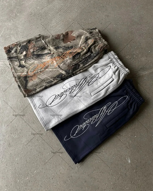 2025 Neueste Sommer Shorts für Herren – Amerikanischer Retro-Stil mit Stickerei, Hoher Taillenschnitt, Y2K Oversized Trend, Streetwear für Damen und Herren