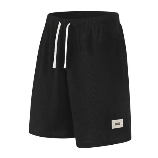 🩳 Herren Cord-Shorts im Retro-Stil – Sommer Freizeitshorts | Atmungsaktive Sport- & Casual-Hose mit Taschen